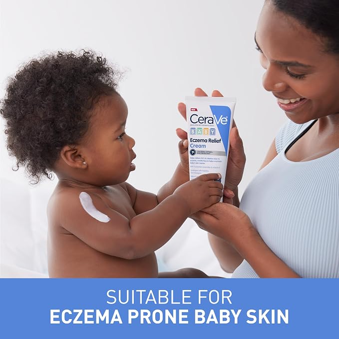 CeraVe Baby Eczema Relief Cream, 1% Colloidal Oatmeal Cream - Image 2