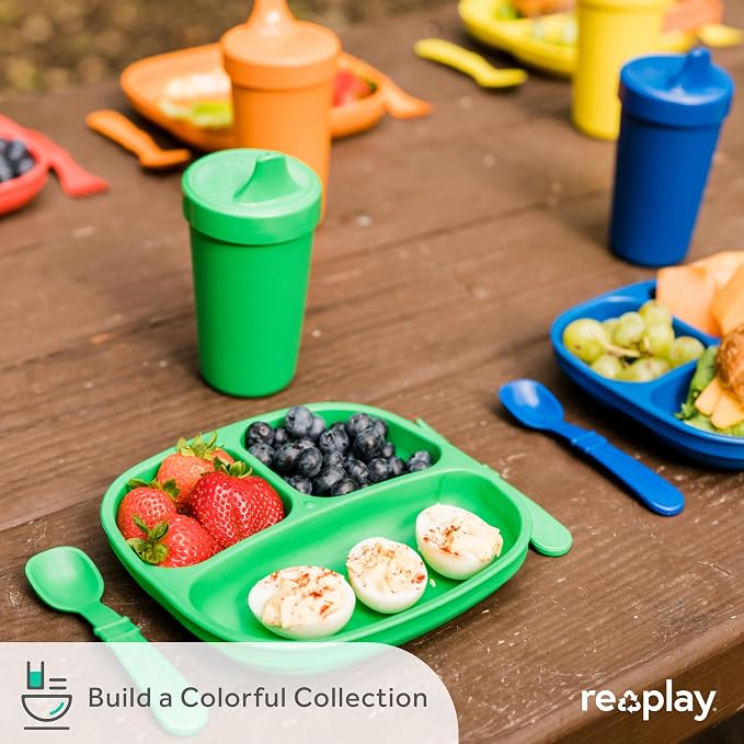 Re-Play Toddler Plates with Dividers - Image 7