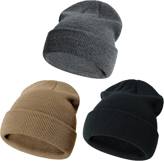 YMYDYFC Baby Beanie 3Pack Toddler Beanie Infant Knit Hat Baby Winter Hats by YMYDYFC
