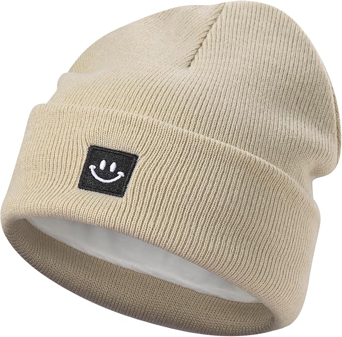 MaxNova 2 Pack Baby Beanie Fleece Lined Knit Toddler Hat - Image 3