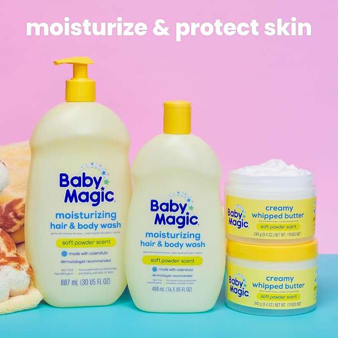 Baby Magic Creamy Whipped Butter | Helps Keep Skin Feeling Healthy and Baby - Image 8