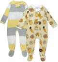 HonestBaby Sleep and Play Footed Pajamas One-Piece Sleeper Jumpsuit Zip-Front by HonestBaby