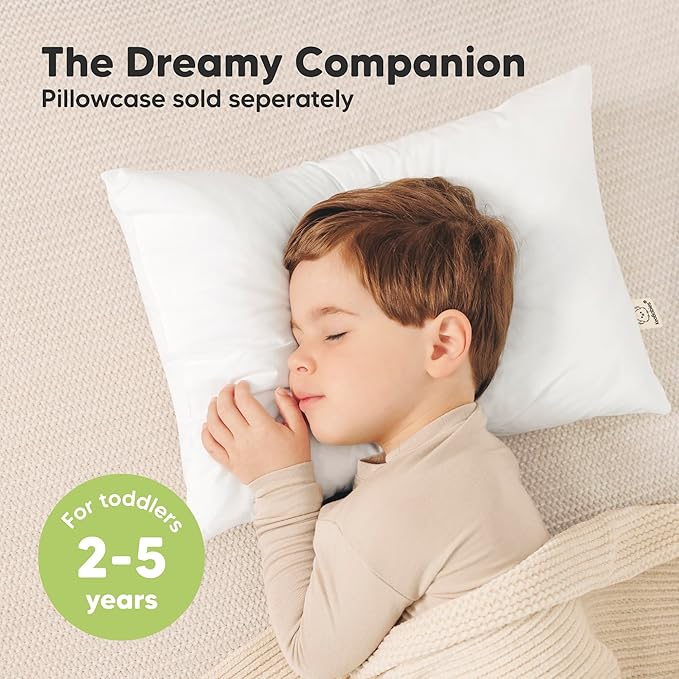 KeaBabies 2-Pack Toddler Pillow 13x18 - Image 2