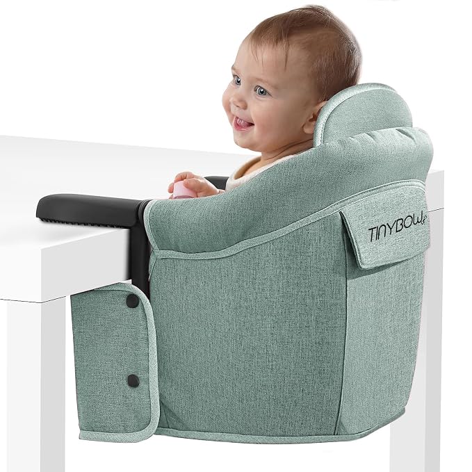 Hook On High Chair for Baby, High Chair That Attaches to Table by TinybowUSA