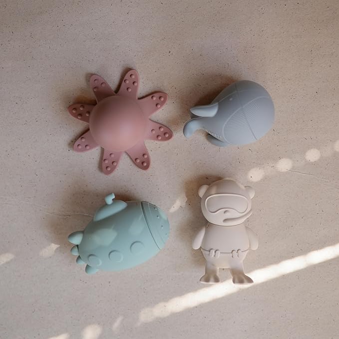 mushie Sealife Bath Toys Play Set - Image 2