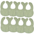 Comfy Cubs Muslin Bibs for Babies, Drool and Teething Bib, Adjustable Snaps by ComfyCubs