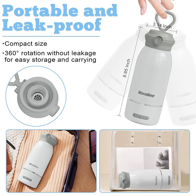 Portable Bottle Warmer, 17 Oz Travel Bottle Warmer - Image 4