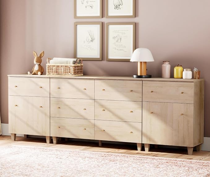 WAMPAT 8 Drawers Dresser Chests by WAMPAT