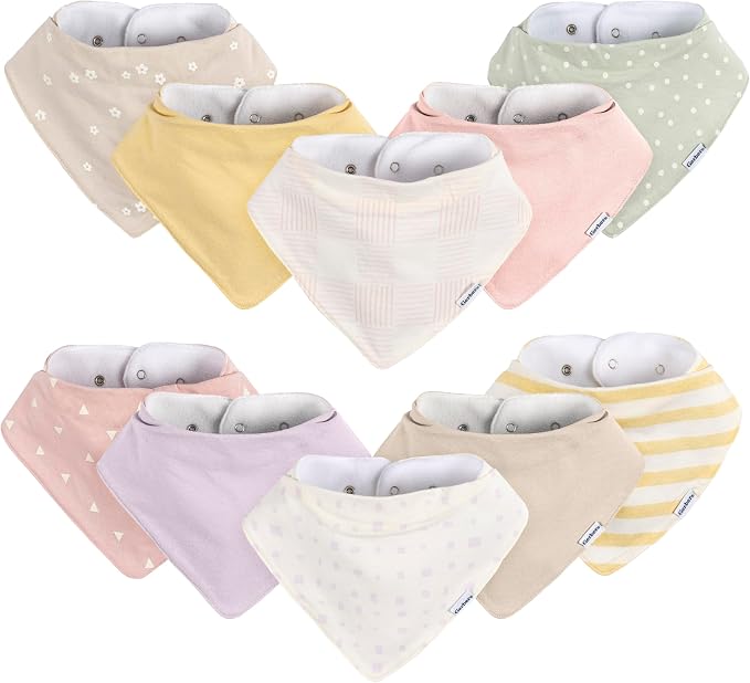 Gerber Unisex Baby Bandana Bibs by Gerber