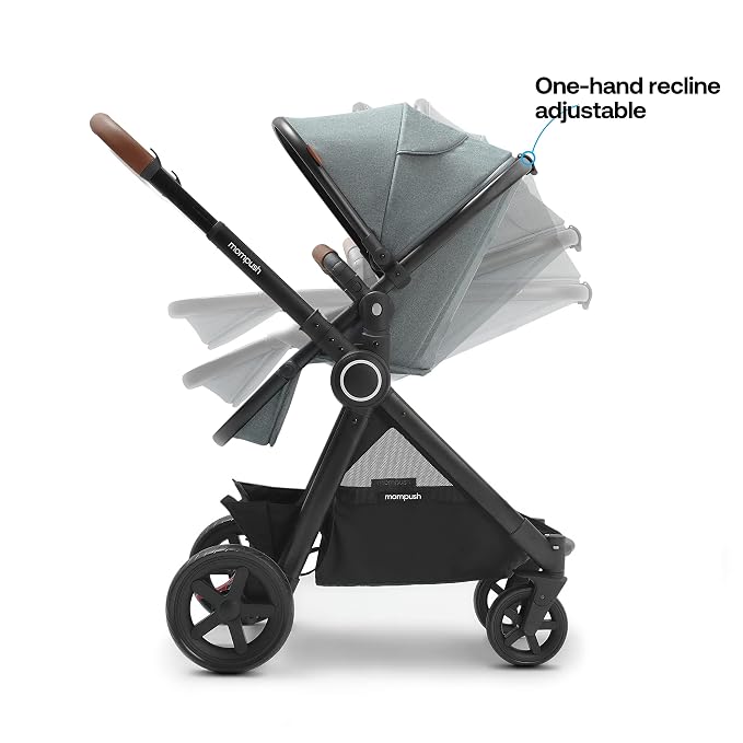 Mompush Ultimate2 Baby Stroller, Premium Convertible Full-Size Stroller - Image 4