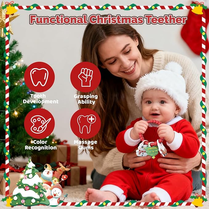 Christmas Baby Teething Ring - Image 5