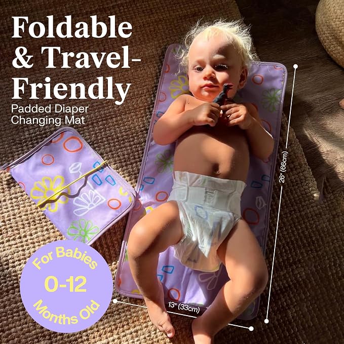 Freestyle Portable Diaper Changing Pad | Foldable, Waterproof Baby Changing Pad - Image 3