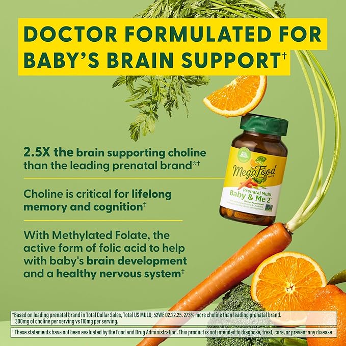 MegaFood Baby & Me 2 Prenatal Vitamin and Minerals - Image 5
