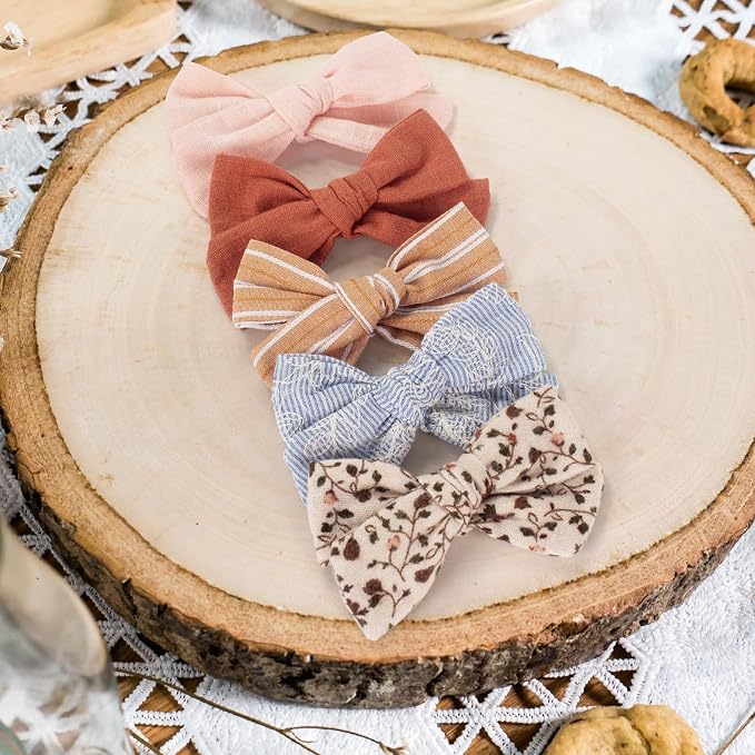 Baby Girl Headbands and Bows, Newborn Infant Toddler Nylon Hairbands Hair - Image 2