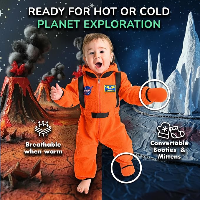 Astronaut Fleece Bodysuit - Image 3