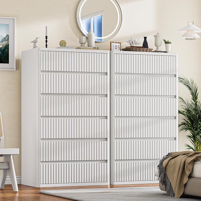 56" Tall Dresser for Bedroom, Modern Chest of Drawers - Image 4