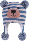 LANGZHEN Toddler Kids Infant Winter Hat, Earflap Knit Warm Cap Fleece Lined by LANGZHEN