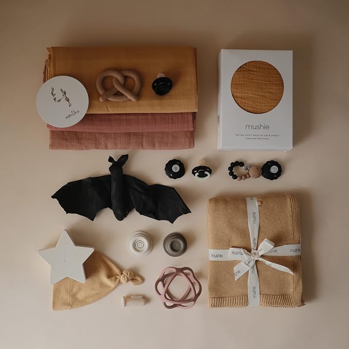mushie Muslin Baby Swaddle Blanket | 100% Organic Cotton - Image 6