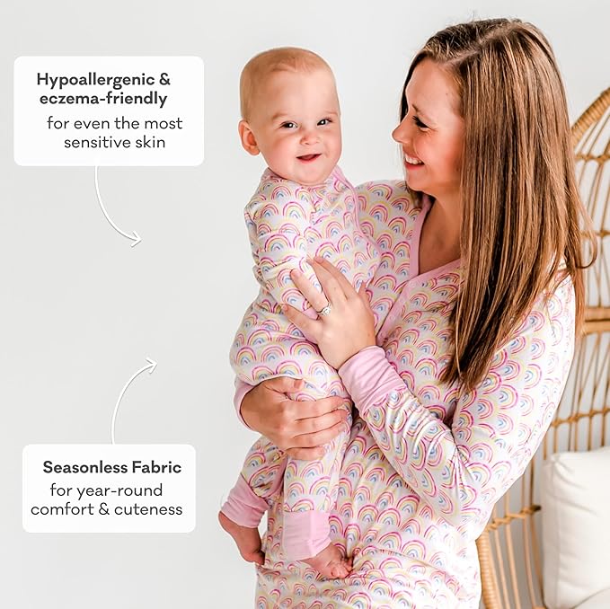 Little Sleepies Pajamas for Baby Boys & Girls, Viscose from Bamboo Baby Pajamas - Image 5