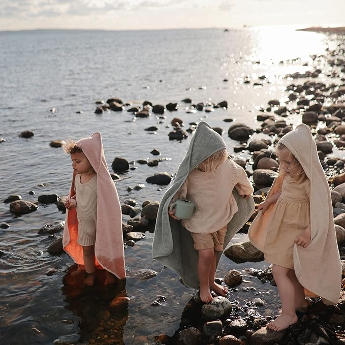 mushie Baby Hooded Towel | Organic Cotton - Image 5