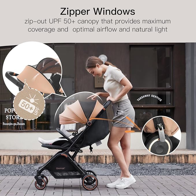 Gravity Folding Baby Stroller - Image 4