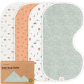 KeaBabies 4-Pack Baby Burp Cloths Baby Girl, Boy by KeaBabies