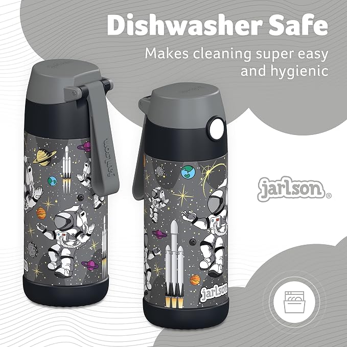 Jarlson® Mali Children's Water Bottle, Thermal Stainless Steel Water Bottle - Image 4
