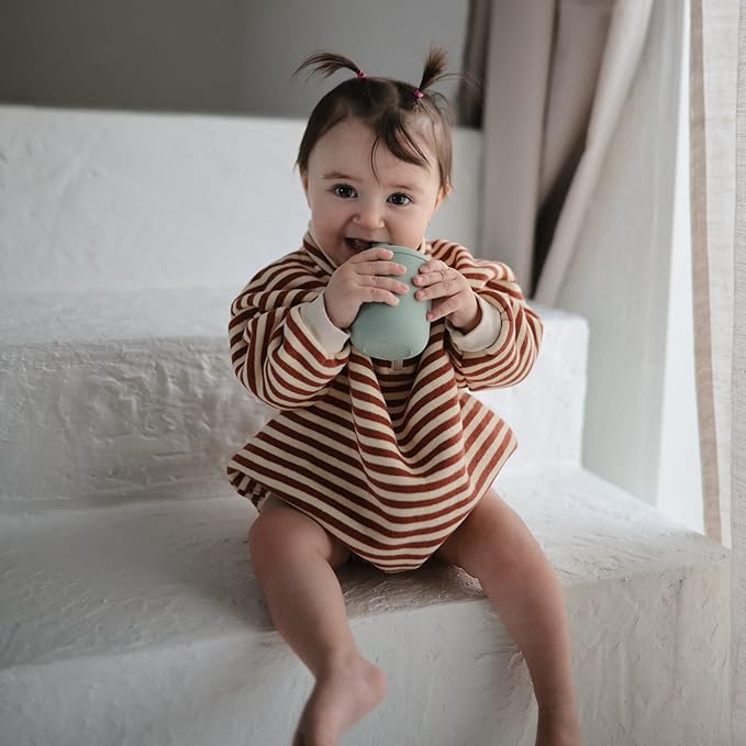 mushie 100% Silicone Baby Sippy Cup | 6 Months+ - Image 4