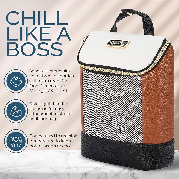 Itzy Ritzy Insulated Bottle Bag – Keeps Bottles Warm or Cool - Image 4