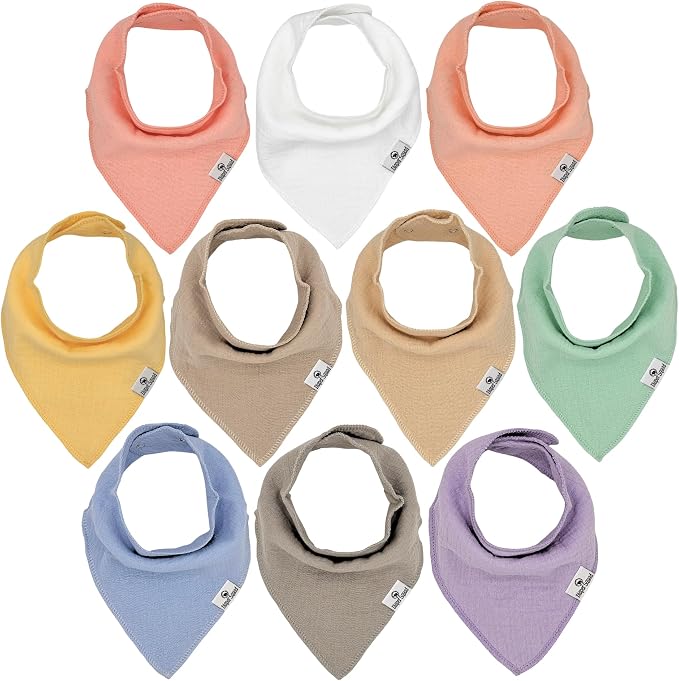 DiaperSquad's Baby Bibs for Drooling and Teething, Bibs for Boys, Baby Girl by DiaperSquad