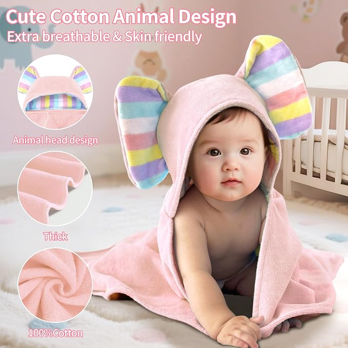 VOOVA & MOVAS Thick Baby Hooded Bath Towel - Image 4