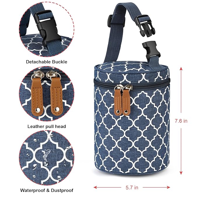 Accmor Breastmilk Cooler Bag, Insulated Baby Bottle Cooler Tote Bags - Image 3