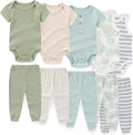 Unisex Baby Boy Girl Pants Sets 10 pack Cotton Casual New born Clothes Comfort by JELYLOVE