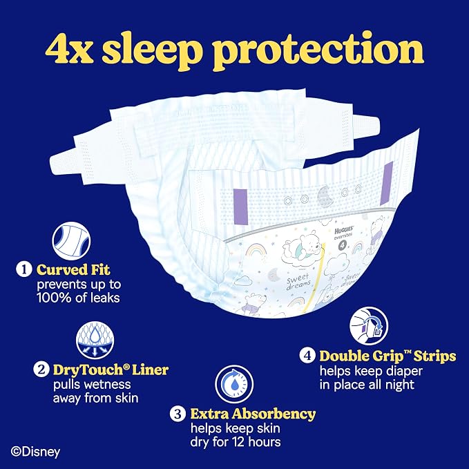 Huggies Size 5 Overnites Baby Diapers: Overnight Diapers, Size 5, 100 Ct - Image 9