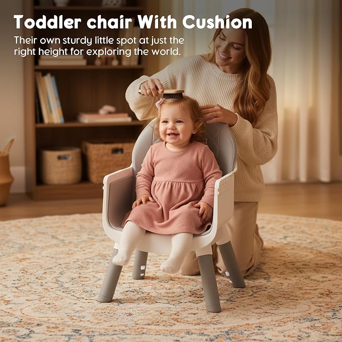 6 in 1 Baby High Chair, Convertible Highchair - Image 6