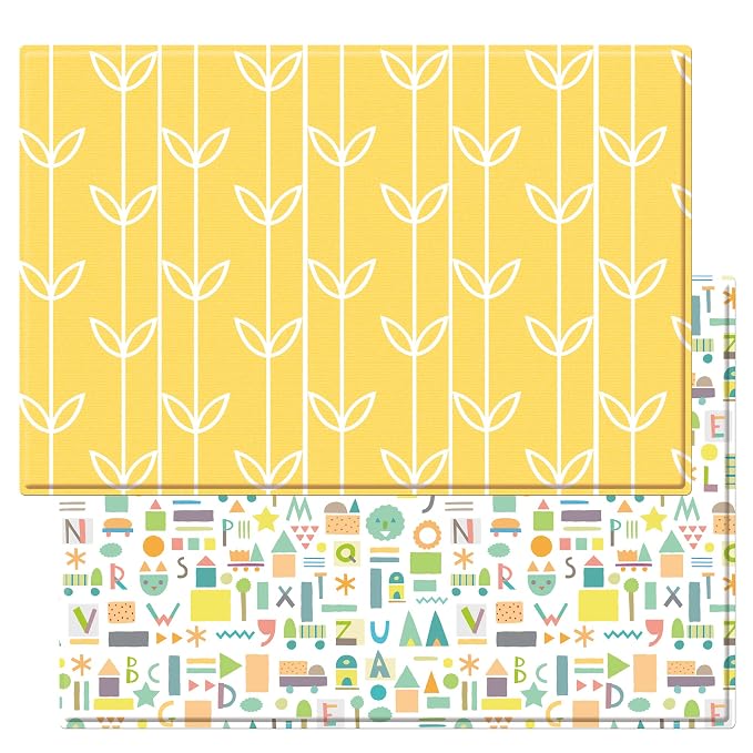 Baby Care Play Mat 82'' x 55'' Original One-Piece Reversible Rollable - Image 8