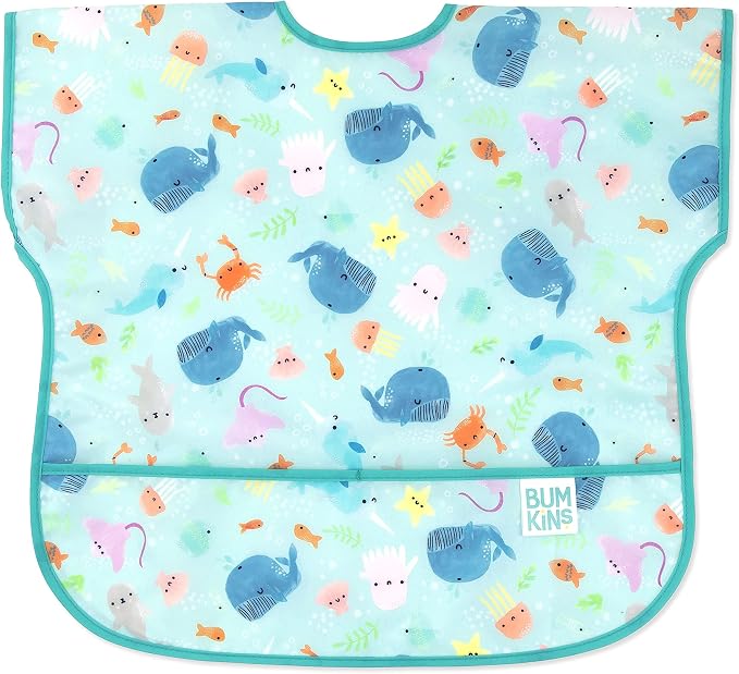 Bumkins Bibs - Toddler Bibs, Waterproof, Large by Bumkins