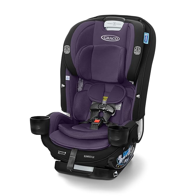 Graco SlimFit3 LX 3-in-1 Slim Car Seat, Rear Facing, Forward Facing to Highback by Graco