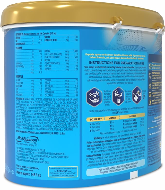 Enfamil Optimum, Our Closest Formula to Breast Milk, Immune-Supporting - Image 12