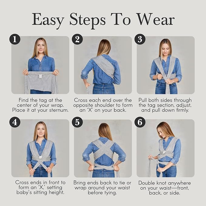 Solly Baby Wrap, Buttery-Soft Baby Carrier Newborn to Toddler 8-25 Lbs. - Image 4