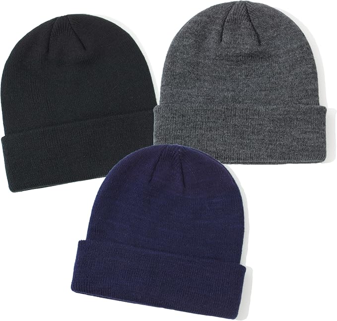 YMYDYFC Baby Beanie 3Pack Toddler Beanie Infant Knit Hat Baby Winter Hats - Image 2