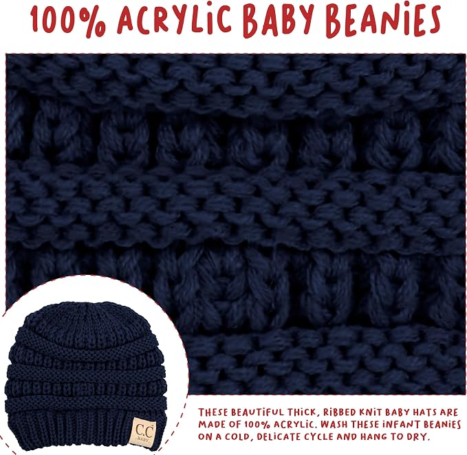 Funky Junque Baby Winter Hat – Cute Newborn Hats, Cozy Warm Infant Beanie - Image 6