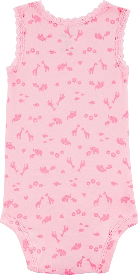 Simple Joys by Carter's Baby Girls' 6-Pack Sleeveless Bodysuit - Image 3