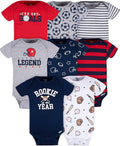 Gerber baby-boys 8-pack Short Sleeve Onesies Bodysuits by Gerber
