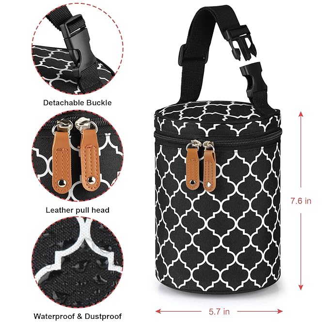 Accmor Breastmilk Cooler Bag, Insulated Baby Bottle Cooler Tote Bags - Image 4