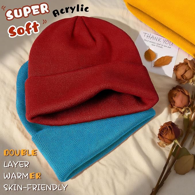 ZOORON Toddler Beanie Baby Boys Girls Beanies Kids Winter Hats Children Knit - Image 2