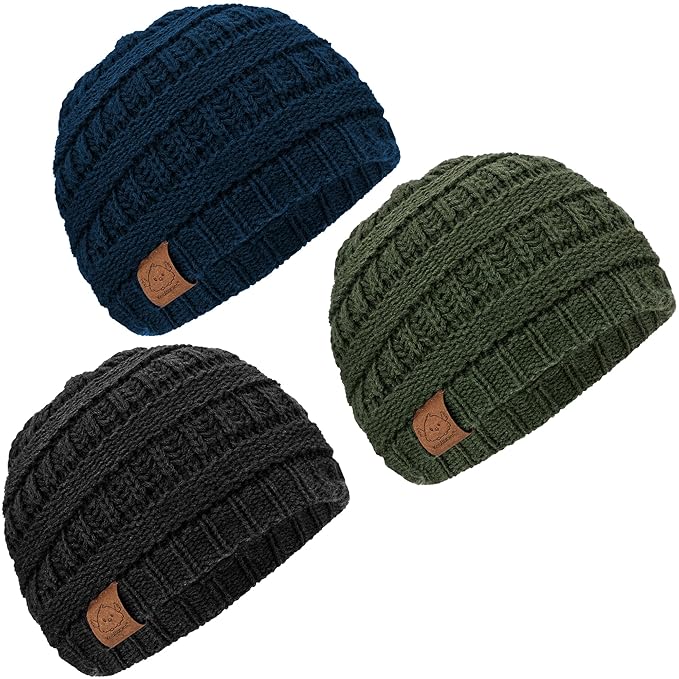 3-Pack Baby Beanies for Boys, Girls by KeaBabies