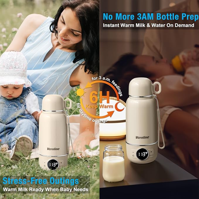 Portable Bottle Warmer for Travel– Warm Baby Formula, Breastmilk, or Water - Image 7