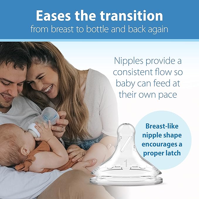 Dr. Brown's Natural Flow Anti-Colic Options+ Wide-Neck Baby Bottles, 9 oz/270 mL - Image 4