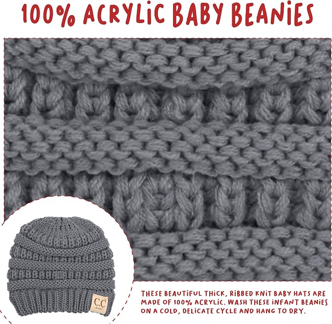 Funky Junque Baby Winter Hat – Cute Newborn Hats, Cozy Warm Infant Beanie - Image 5